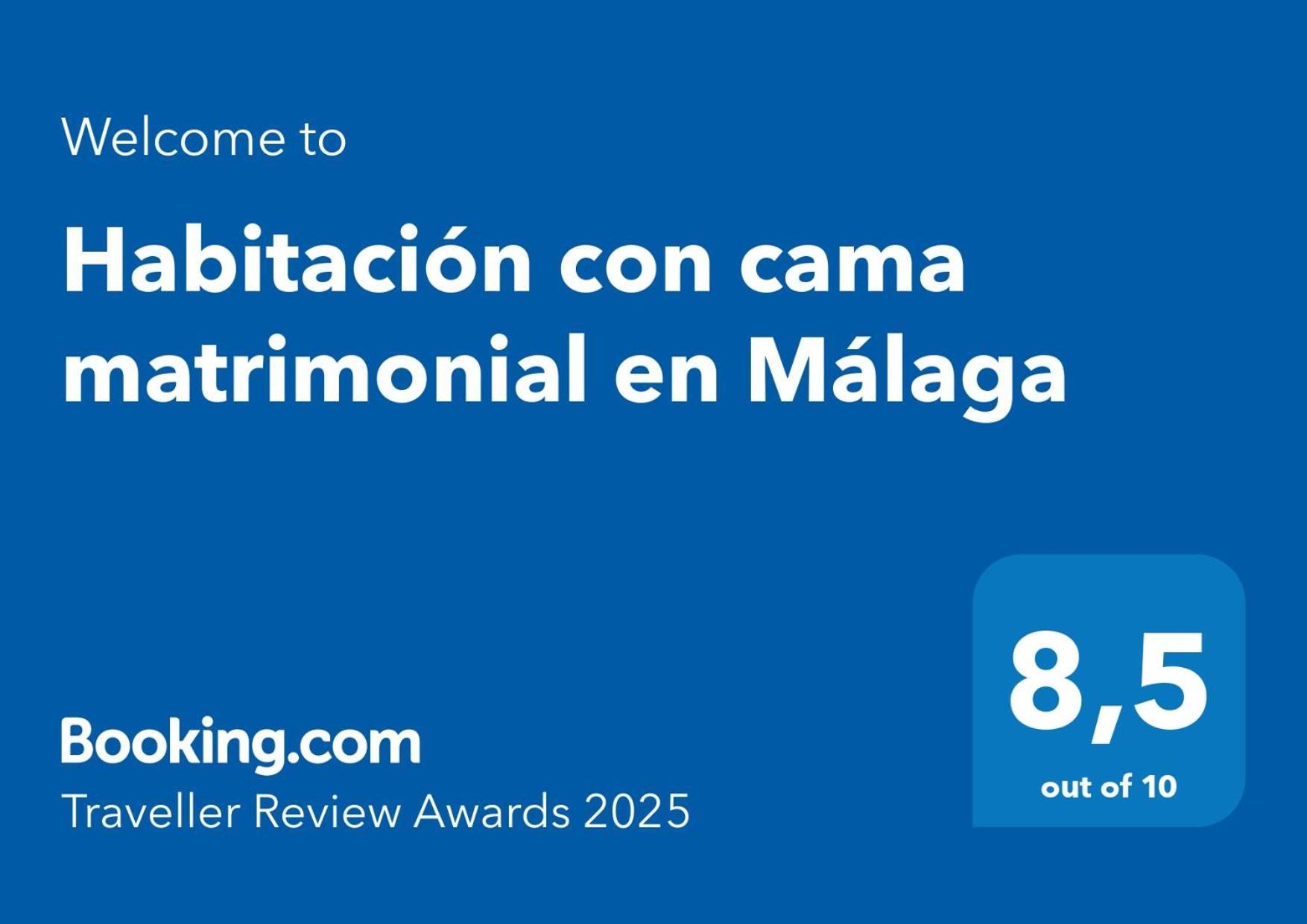 Habitacion Con Cama Matrimonial En Malaga Zewnętrze zdjęcie